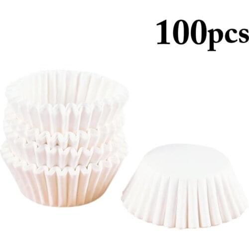 100PCS Disposable Cake Paper Cup Cupcake Wrapper Anti-Oil Paper Cupcake Cup Cupcake Liner For Kitchen DIY Baking Accessories