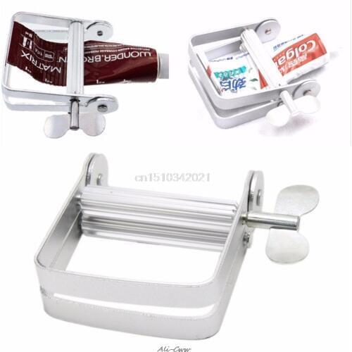 Aluminum Toothpaste Dispenser Tool Tube Squeezer Easy Bathroom Home Bathroom Kit Squeezer