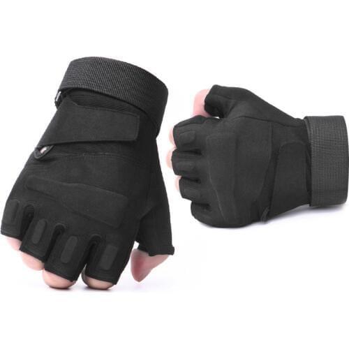 Army Tactical Fingerless Military Half Finger Gloves Airsoft Bicycle Shooting Antiskid Protection For Men rekawiczki taktyczne