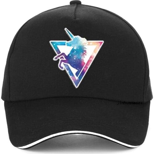Starry sky Unicorn Institute Wind Baseball Hat Summer Cartoon Sweet Cute Curved Cap men women snapback hats bone