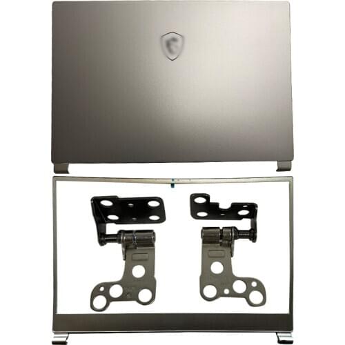 For MSI P65 WS65 GS65 MS-16Q5 Laptop Case LCD Back Cover/Front Bezel/Hinges/Palmrest/Bottom Case Notebook Silver Computer Case