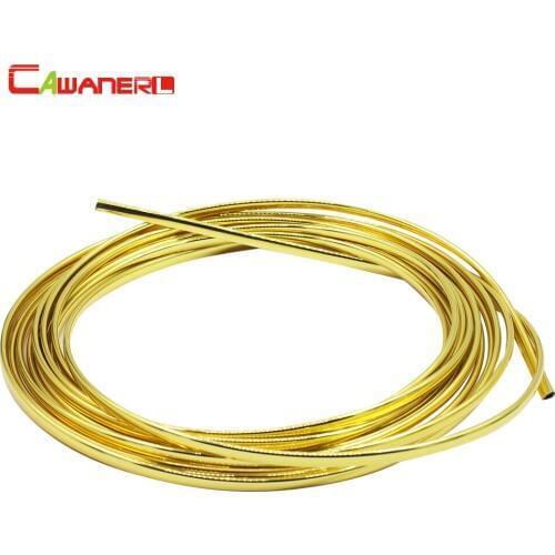 Cawanerl 200CM 80" Car Decorator Chrome Trim Auto Door Bumper Grille Air Conditioner Outlet Vent Decoration Strip Car-Styling