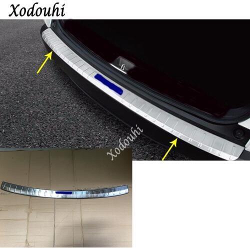 For Honda HRV HR-V Vezel 2019 2020 Car cover Sticker Outside Rear Bumper Trim Stainless Steel Scuff Sill Trunk Plate Pedal