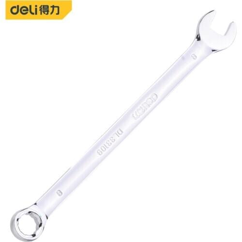 Deli Ratchet Combination Metric Mirror Wrench 9mm Fine Tooth Gear Ring Torque Socket Nut Hand Tools Alicates High Repair Tools