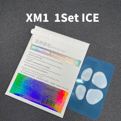 Esportstiger Mouse Skates Feet For Endgame GEAR XM1 XM1RGB White Mouse Glides Curve Edge ICE Version