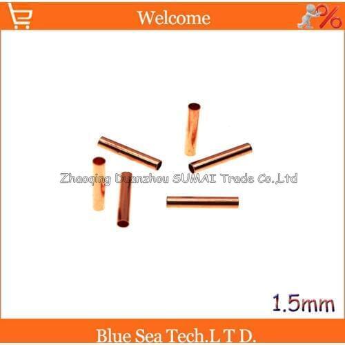 1.5mm Copper wire terminal,Pipe/circular tube terminal,Tubular terminal for maintenance and modification