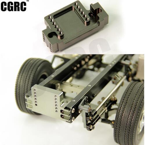 CNC Metal Head Beam Crossbeam Body Shell Fixed Base For 1/14 Tamiya RC Truck Tipper Scania Actros MAN Actros R470 R620 F16 DIY