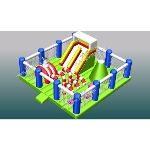 Inflatable trampoline,infatable playground,Christmas activity bouncers with CE/UL BLOWER