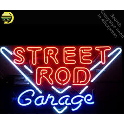 NEON SIGN For Street Rod Garage board REAL GLASS Tube Store display Handcraft Art Restaurant Light Signs lamp personalized neon