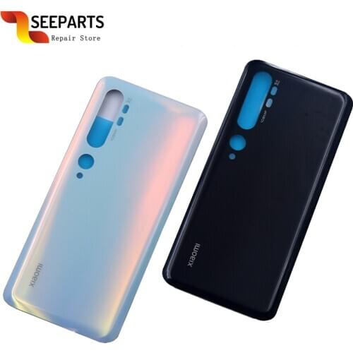 100% new For xiaomi mi note 10 pro Battery Cover Rear Glass Door Housing For xiaomi mi note 10 mi cc9 pro Back battery Cover