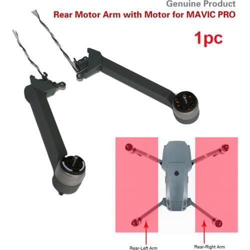 Original 1pc Replacement Rear left/Right Motor Arm Back Drone Arm with Motor Repair Part for DJI MAVIC PRO Drone Accessories