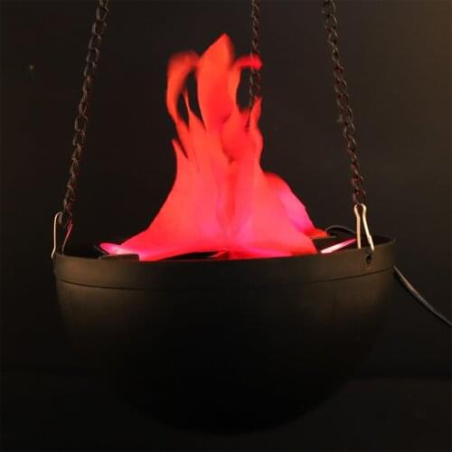 Hot Sale Party Halloween Decoration Atmosphere Led Flame Lamp Decorative Chandelier Ornament USB Plug-in Home Decor