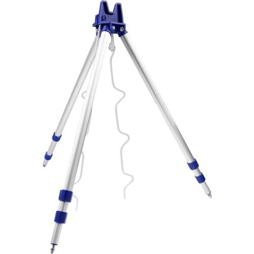 90cm Telescopic Fishing Rods Tripod Stand Rest Holder for Travel Sea Beach Tackle