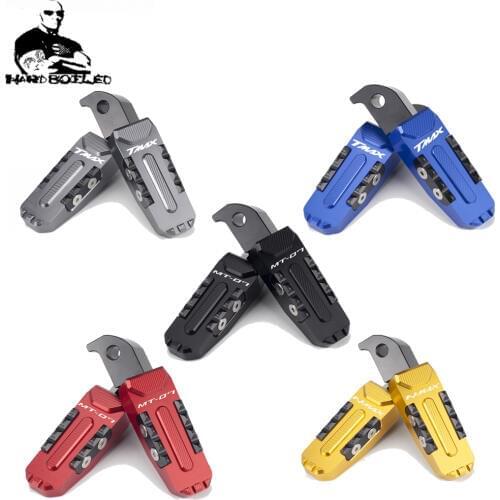 For Yamaha t max tmax 500 530 dx sx xp500 nmax 155 mt07 mt 07 Rear Foot pegs Pedal Motorcycle Passenger Footrest Accessories