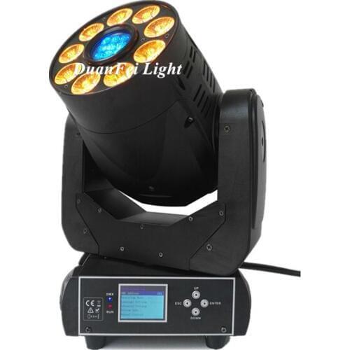 20lot 9x18W led RGBWA UV Moving Head Wash Light DMX Lyre 90W LED Moving Head Spot Wash 2in1 Moving Head DJ Light