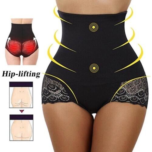 3PC/2PC/1PC Plus Size Womens Shaper Booty Lifter Ladies' Cotton Slim Control Body Shaper Waist Trainer Briefs Hip-up Abdomen