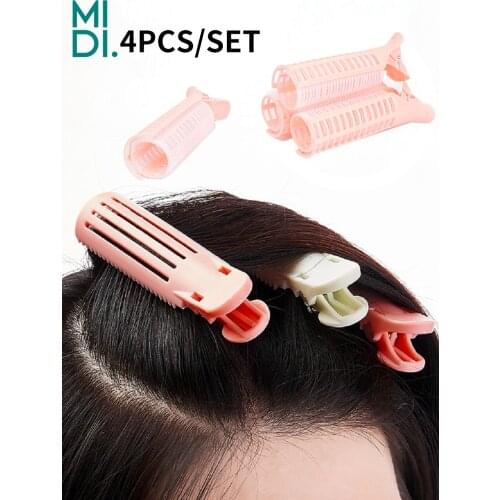 4Pcs/set Hair Rollers Heatless Curls DIY Hair Curlers Home Use Rollers Hair Curlers Beauty Hair Tool Hair Accessories Curls Tool