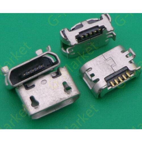 50PCS/LOT for HUAWEI P6 G610 C8815 C8816 3C 3X G730 G750 G710 G700 micro usb charge charging connector plug dock socket port