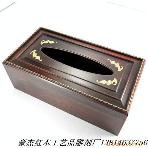 Big leaf mahogany crafts rosewood mahogany Tissue Box Tissue Box pumping tray manufacturers, wholesale mahogany