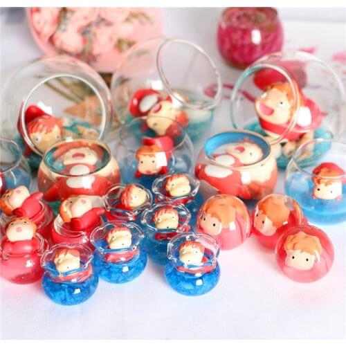 2021 New arrival Ponyo on the cliff Anime action figure handmade toys quality figurine Poniu 3d Toy Lovely gift