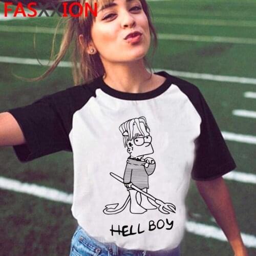 Rip Lil Peep top tees male print graphic tees aesthetic t shirt kawaii