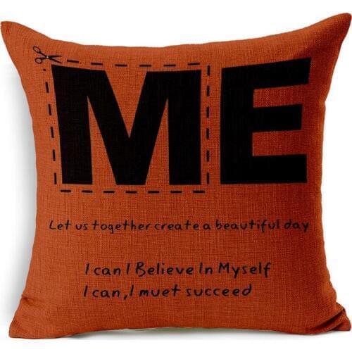 Hot Sale Pillow Covers Hot Sell Brief Art Pattern New Fashion Design 45X45CM Linen Pillow Cover \ Home Decorative Linen Cushion