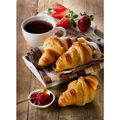 JMINE Div 5D Coffee Cup Time Bakery Full Diamond Painting cross stitch kits art High Quality Scenic 3D paint by diamonds