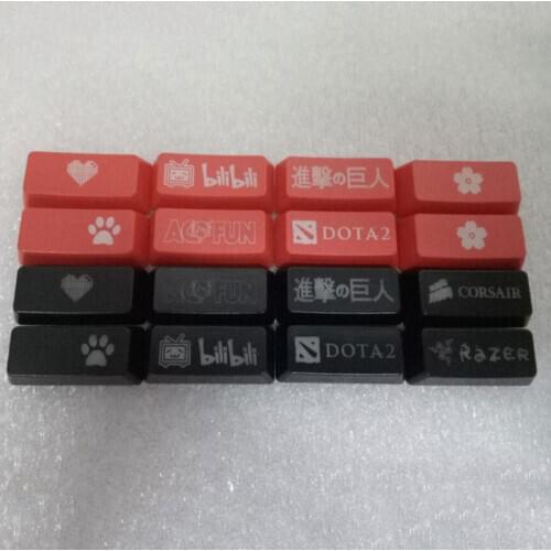 Mechanical keyboard transparent personality key cap ABS return key backspace key OEM CS Cherry Blossoms Corsair Razer Blizzard