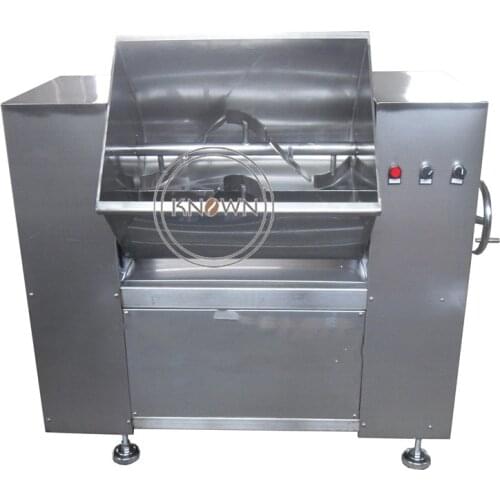 Meat Blending Machine Vegetable Susage Stuffing Mixer Toppings Drum Processor For Burger Patty Food Powder Mixing