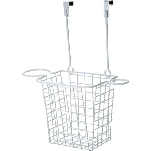 Multi-functional Over Door Organizer Bathroom Hair Care Tools Storage Basket for Hair Dryer Flat Iron Curling Wand