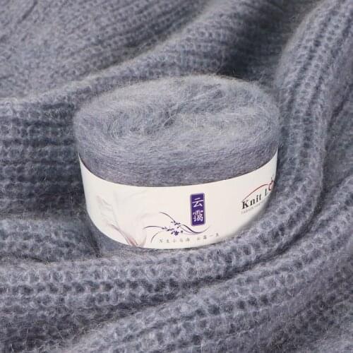 1PC 25g Mini Mohair Yarn For Crochet Skin-Friendly Baby Wool Thread For Knitting Sweater Shawl Threads