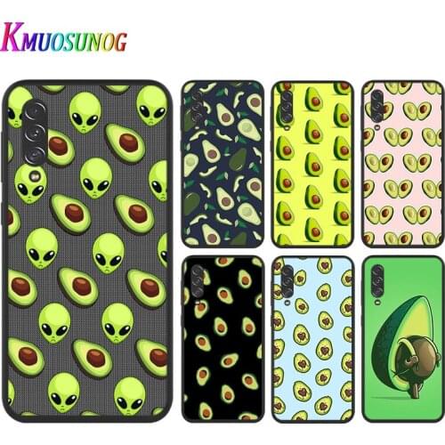 Cute Fruit Avocado For Samsung A10 10E 10S 20 20S 20E 30 30S 40 40S 50 50S 60 70 70S 80 90 A2 Core Black Soft phone Case