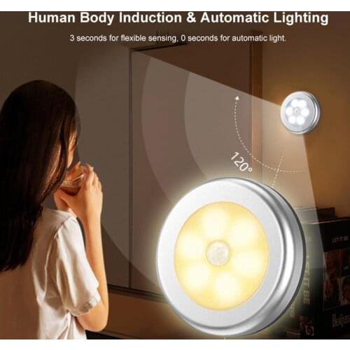Motion Sensor De Movimiento Night Lights Luces LED Para Habitacion Veilleuse Enfant Room Decoration Lamp for Cabinet Stairs