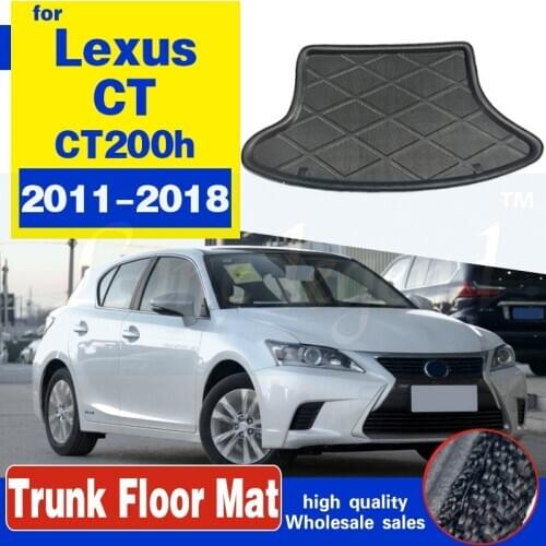 Car Tray Boot Liner Cargo Rear Trunk Cover Mat Boot Liner Floor Carpet Mud Non-slip For Lexus CT 200 CT 200h CT200h 2011-2018