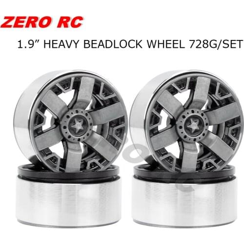 RC 1/10 Scale Truck Rims Wheel 1.9 ROCK CRAWLER BEADLOCK CNC Metal Aluminum