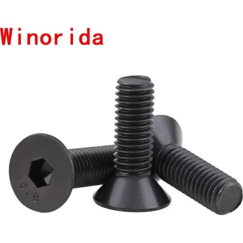 Flat Head Hex Screw Flat Cup Screw 12.9-stage Sink Inside Hexagonal Screw M6 M8 M7 5pcs