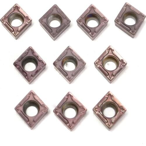 10Pcs CCMT060204 UE6020 Carbide inserts Cutting Tool CNC Tools Lathe tools Lathe Cutter Blades Internal Turning Tools