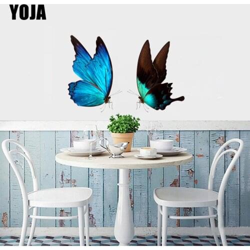 YOJA 60.3×40CM Exquisite And Beautiful Butterfly Home Decor Living Room Wall Stickers Decals 8WS0235
