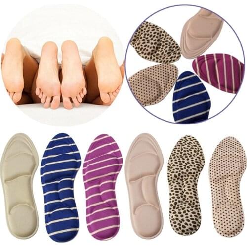 Ladies Feet Care Massage High Heels Sponge 3D Shoe Insoles Pads Cutting DIY J2HD