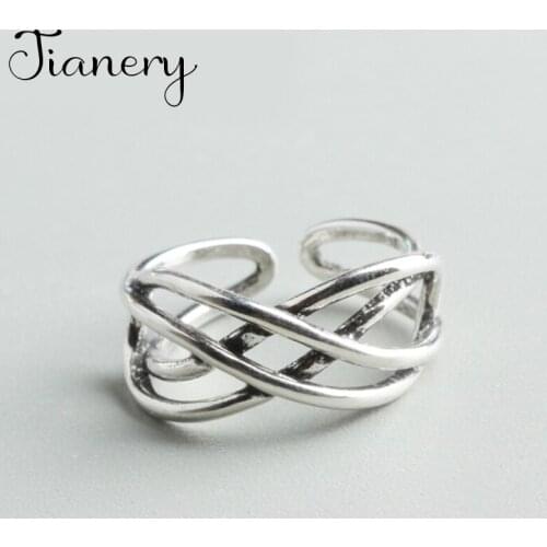 Charm Cross Lines Finger Ring For Women Men Vintage Boho Knuckle Party Rings Punk Cocktail Jewelry Girls Gift