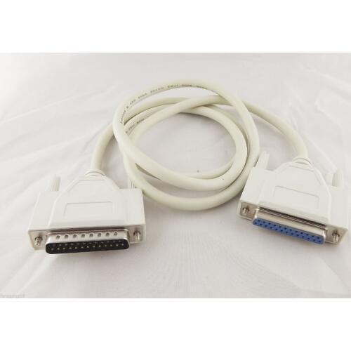 1pcs PC Parallel Printer DB25 25 Pin RS232 Male To Female Bi-Directional Cable 1.2M