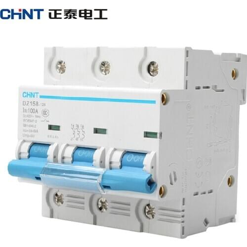 CHNT Circuit breaker DZ158 3P 80A/100A/125A
