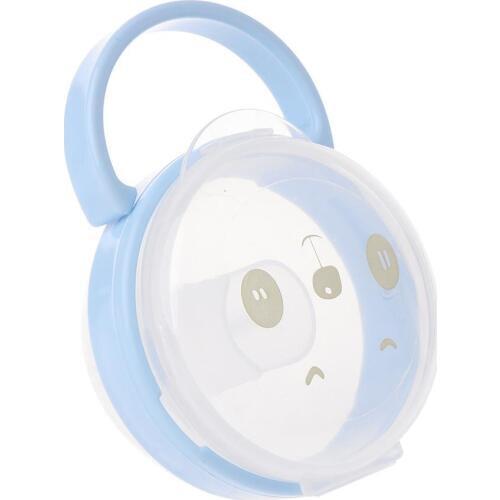 Baby Pacifier Storage Box Cartoon Panda Pattern Pacifiers Nipple Transparent Dust Boxes Portable