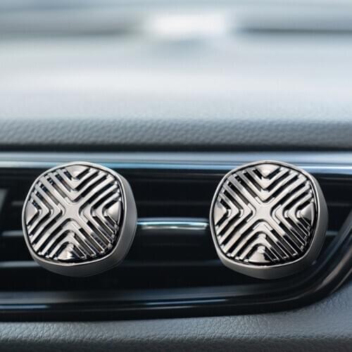 Quality Metal Luxury Car Air Freshener Simple Design Car Perfume Auto Air Fragrance Vent Clip Good Smell Car Difuser