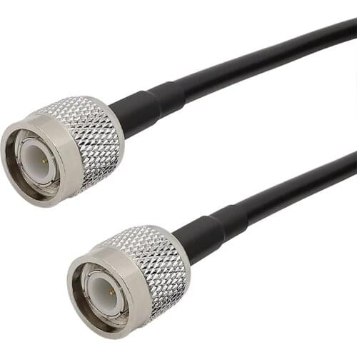 TNC Male to Male LMR195 Coaxial Cable for Trimble Topcon Leica Sokkia GNSS RTK Survey Vehicle Marine Boat GPS Navigation