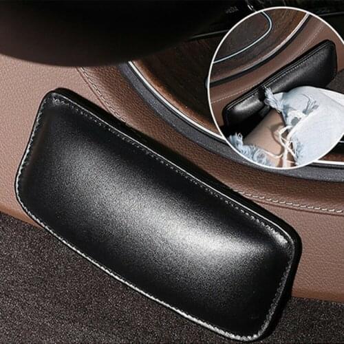 Leather Knee Pad For Car Interior Pillow Comfortable Elastic Cushion Memory Foam Universal Thigh Support Accessories For Bmw E46