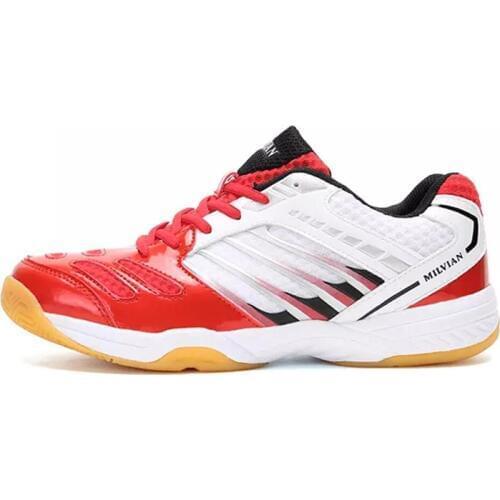 Men Women Badminton Shoes Anti Slip Professional Tennis Sneakers Men 2018 Indoor Table Shoes Breathable Indoor Court Shoes