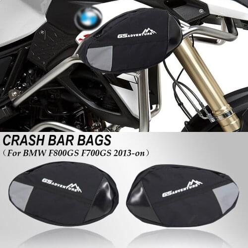 NEW Motorcycle Upper Crash Bars Bags FOR BMW F800GS F700GS F 800 GS F 700 GS 2013-2020