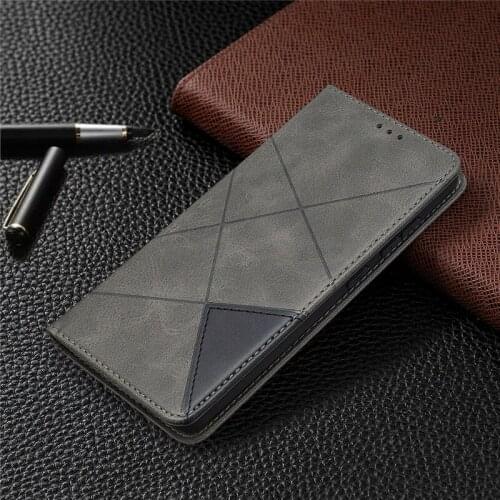 New Style For Samsung Galaxy A12 Case Business Magnetic Leather Flip Stand Wallet Phone Cover with Card Slots Samsung A 12 SM-A1