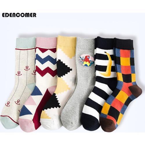 Fall Winter Womens Tide 2019 Casual Cotton Plaid Tube Sport Womens Stocking Women Long Knit Stockings Knee Christmas